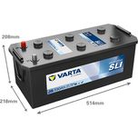 622 (J5) VARTA PROMOTIVE HEAVY DUTY 12V 130Ah 630014068